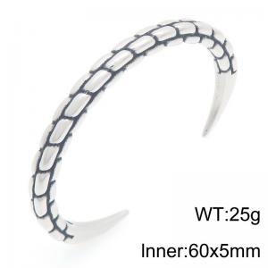 Stainless Steel Bangle - KB209341-LU