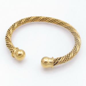 Stainless Steel Wire Bangle - KB209718-XY