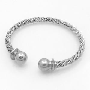 Stainless Steel Wire Bangle - KB209719-XY
