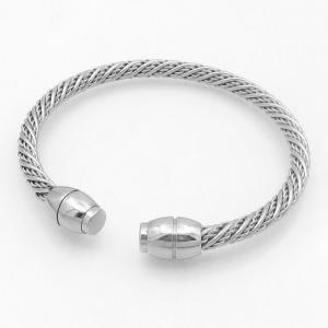 Stainless Steel Wire Bangle - KB209721-XY