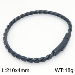 Stainless Steel Black-plating Bracelet - KB210392-Z