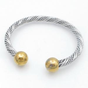 Stainless Steel Wire Bangle - KB210819-XY