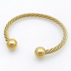 Stainless Steel Wire Bangle - KB210822-XY