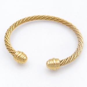 Stainless Steel Wire Bangle - KB210823-XY