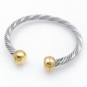 Stainless Steel Wire Bangle - KB210829-XY