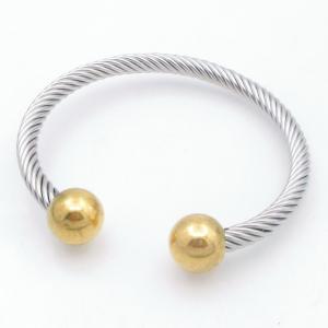 Stainless Steel Wire Bangle - KB210830-XY
