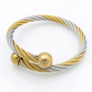 Stainless Steel Wire Bangle - KB210832-XY