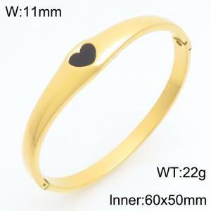 Stainless Steel Gold-plating Bangle - KB211035-KSZ
