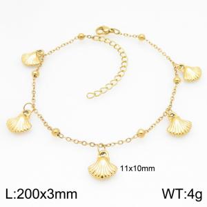 Stainless Steel Gold-plating Bracelet - KB211064-Z
