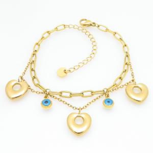 Stainless Steel Gold-plating Bracelet - KB211332-HM