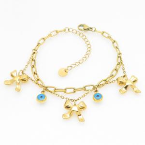 Stainless Steel Gold-plating Bracelet - KB211341-HM