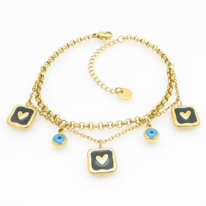 Stainless Steel Gold-plating Bracelet - KB211342-HM