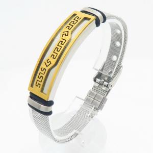 Stainless Steel Gold-plating Bracelet - KB211475-NJ