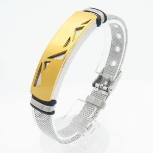 Stainless Steel Gold-plating Bracelet - KB211478-NJ