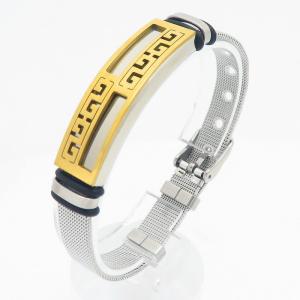 Stainless Steel Gold-plating Bracelet - KB211493-NJ