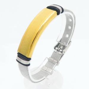 Stainless Steel Gold-plating Bracelet - KB211503-NJ