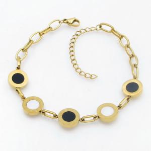 Stainless Steel Gold-plating Bracelet - KB211614-MW