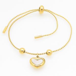 Stainless Steel Gold-plating Bracelet - KB211794-AQ