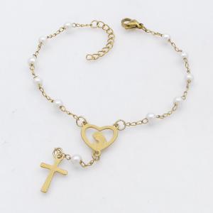 Stainless Rosary Bracelet - KB211979-HDJ