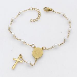 Stainless Rosary Bracelet - KB211980-HDJ