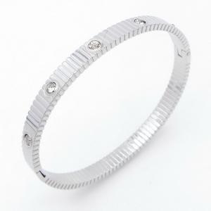 Stainless Steel Bangle - KB212025-SP