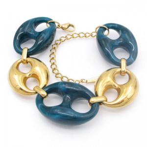 Stainless Steel Gold-plating Bracelet - KB212052-SP