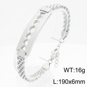 Stainless Steel Bracelet - KB212466-KFC