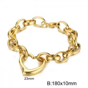 Love Bracelet Women's Ins Fashion Network Red Small crowd Design Simple Temperament Clavicle Chain Short - KB212516-Z