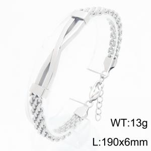 Stainless Steel Bracelet - KB212531-KFC