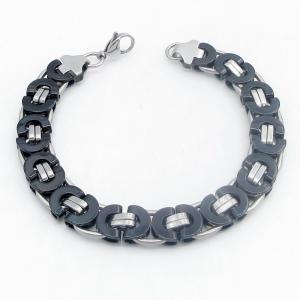 Stainless Steel Black-plating Bracelet - KB213887-NJ