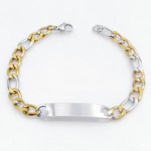 Stainless Steel Gold-plating Bracelet - KB213895-NJ