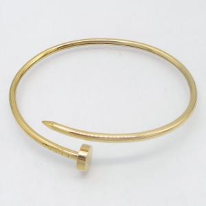 Stainless Steel Gold-plating Bangle - KB213947-YH