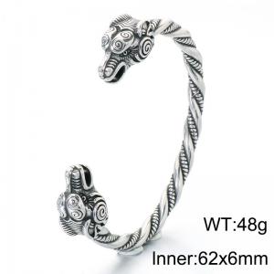 Stainless Steel Bangle - KB214260-LU