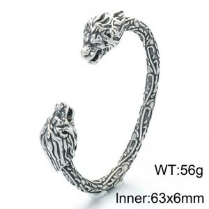 Stainless Steel Bangle - KB214263-LU