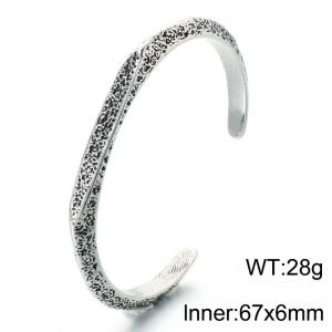 Stainless Steel Bangle - KB214265-LU
