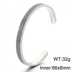 Stainless Steel Bangle - KB214270-LU
