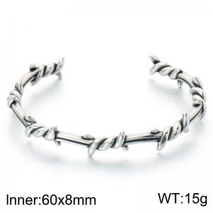 Stainless Steel Bangle - KB214279-LU