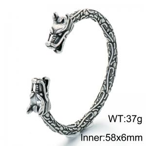 Stainless Steel Bangle - KB214281-LU