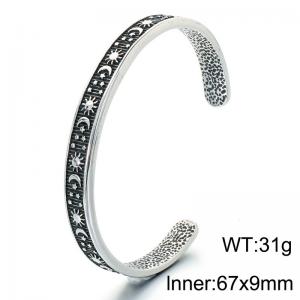 Stainless Steel Bangle - KB214283-LU