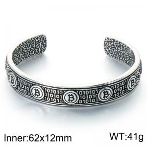 Stainless Steel Bangle - KB214290-LU