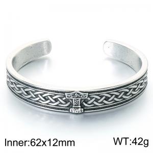 Stainless Steel Bangle - KB214303-LU