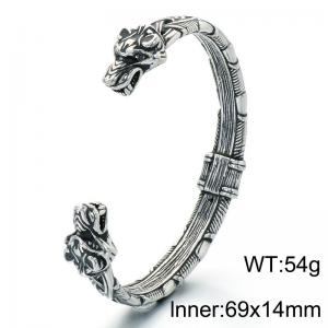 Stainless Steel Bangle - KB214304-LU