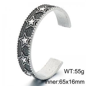 Stainless Steel Bangle - KB214307-LU