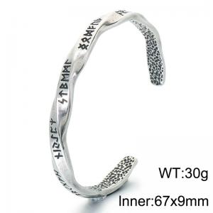 Stainless Steel Bangle - KB214321-LU