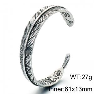 Stainless Steel Bangle - KB214327-LU