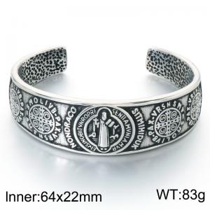 Stainless Steel Bangle - KB214329-LU