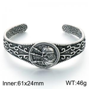 Stainless Steel Bangle - KB214330-LU