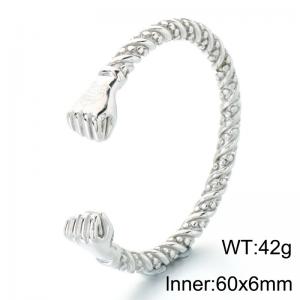 Stainless Steel Bangle - KB214346-LU