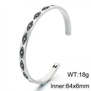 Stainless Steel Bangle - KB214347-LU