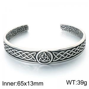 Stainless Steel Bangle - KB214350-LU